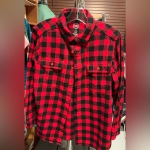 Wonder Nation Boys Short Sleeve Button-Down Shirt